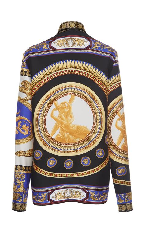 versace t shirt colorful|Versace long sleeve t shirts.